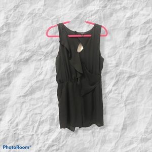 Black romper size M open back